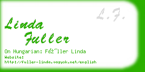 linda fuller business card